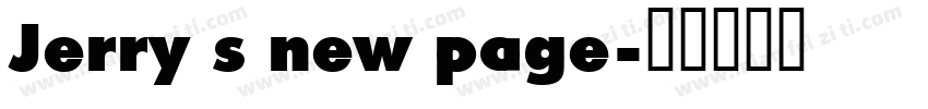 Jerry s new page字体转换